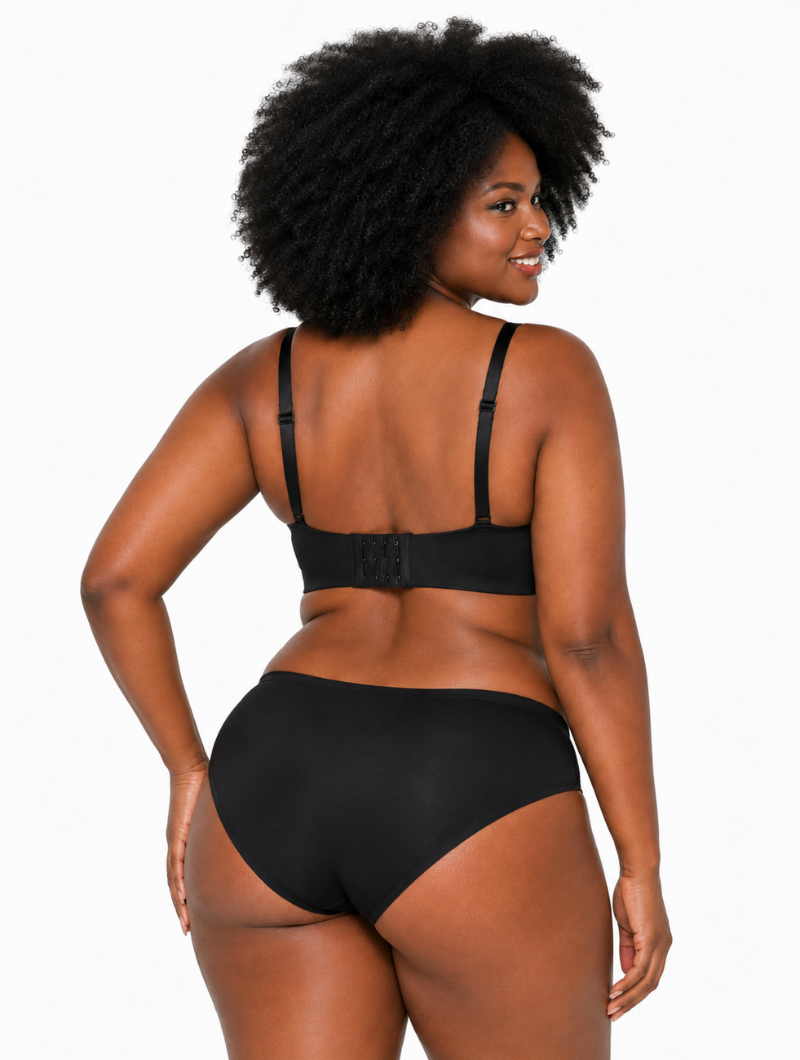 Lace-Up Push-Up Bra