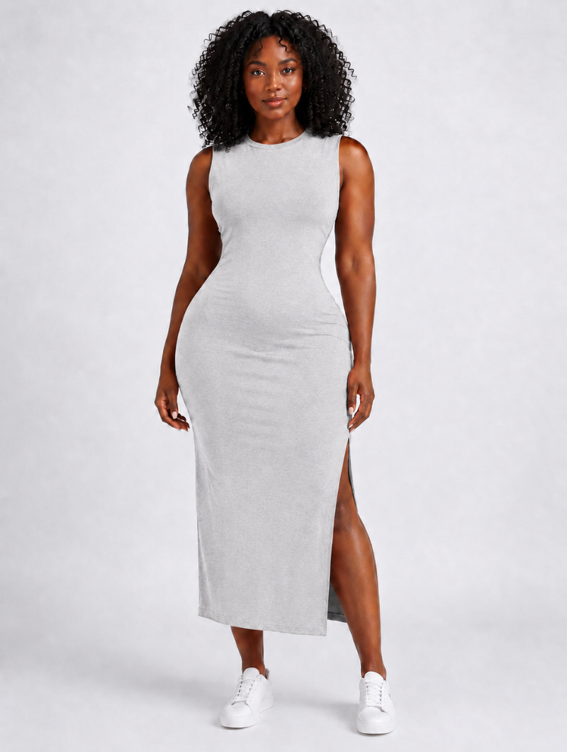 Effortless Slit Maxi Dress