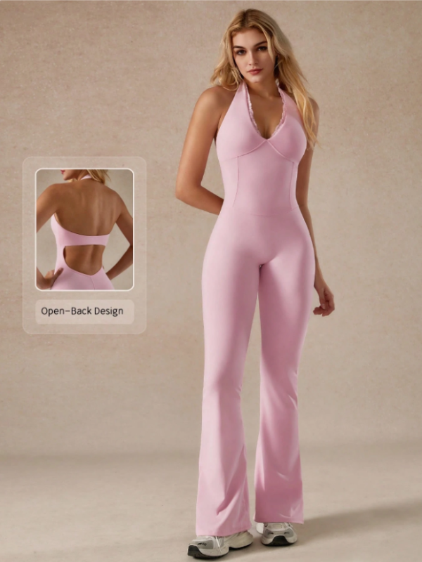 Deep V Neck Shapewear Yoga Bodysuit