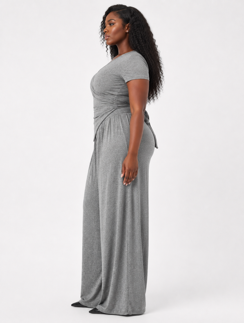 Flowy Ruched Lounge Set