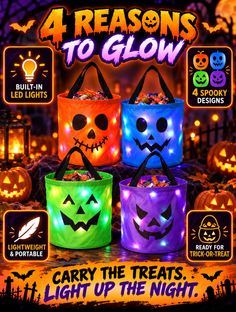 Spooky Glow Candy Bucket