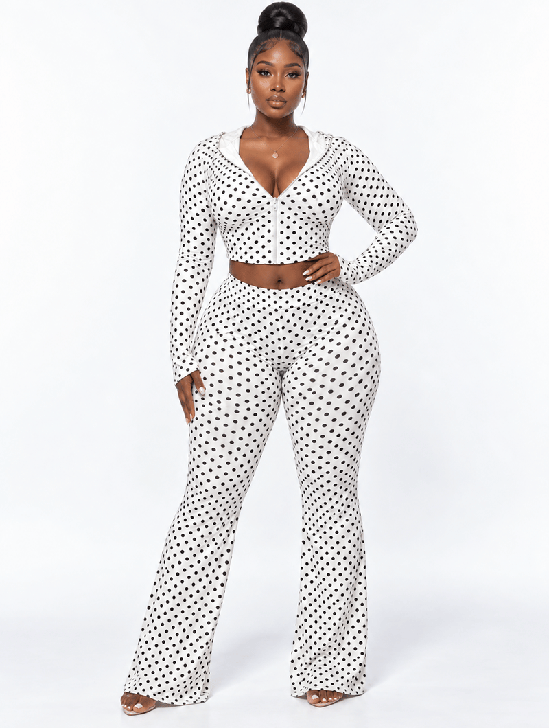 Retro Polka Flare Set