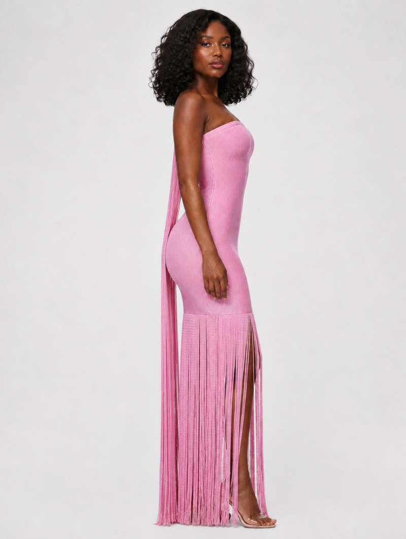 Blush Tassel Maxi