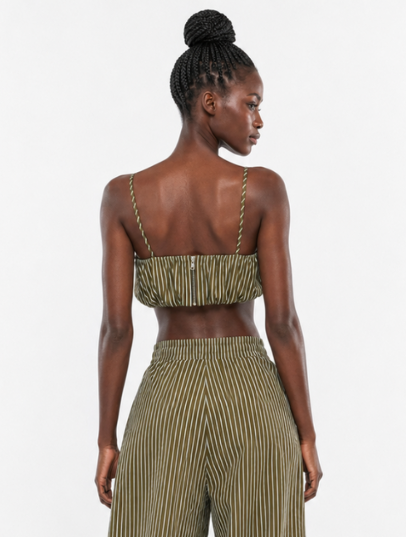 Striped Bubble Pant Set