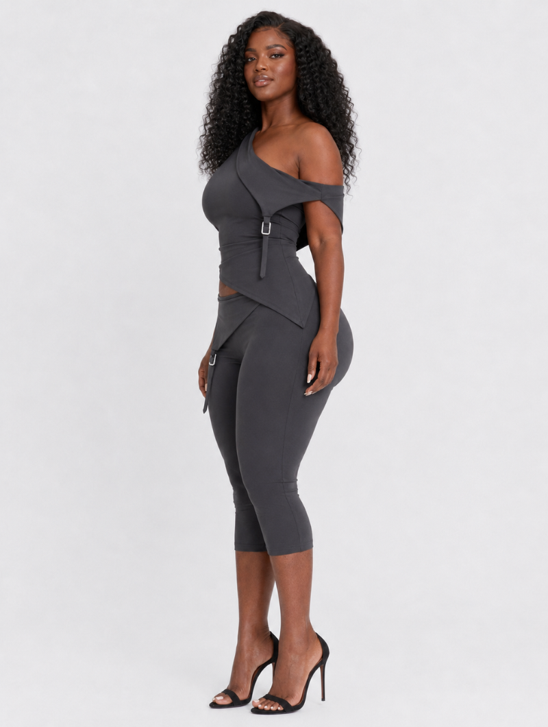 Charcoal Cutout Two Piece (Pre-Order)