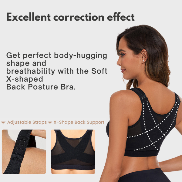 Soft X-shaped Back Posture Bra