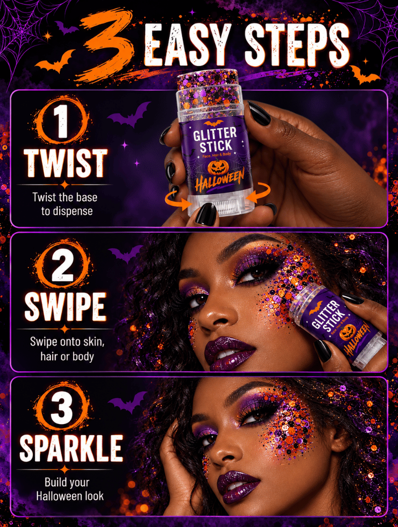 Spooky Sparkle Glitter Stick