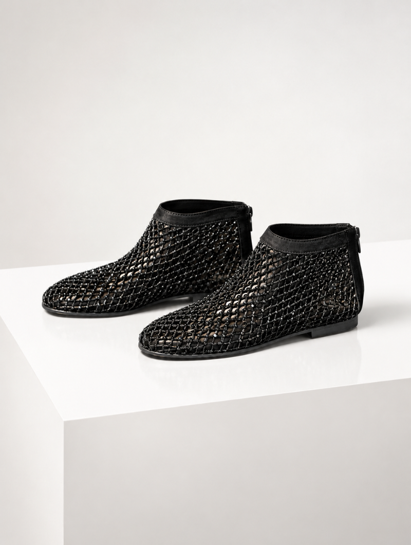 Crystal Net Comfort Flats
