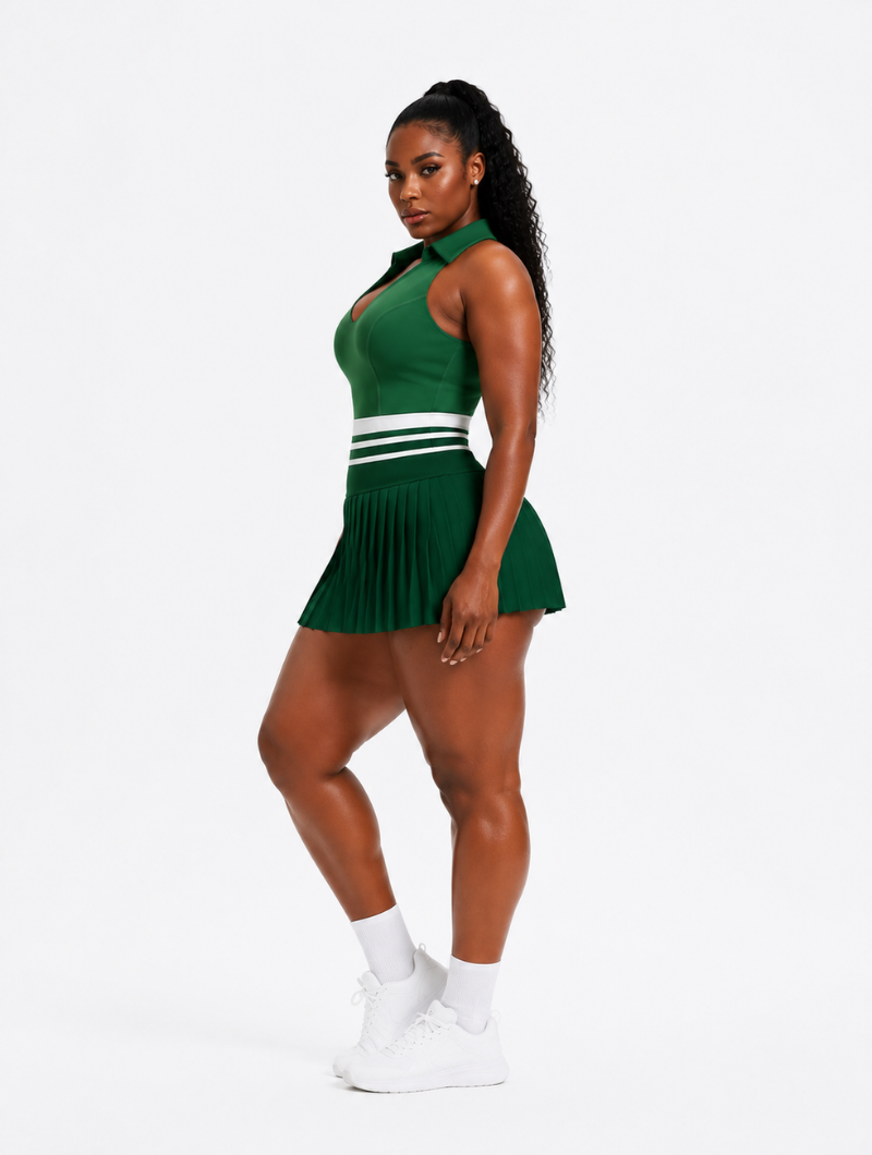 Retro Court Skirt Set