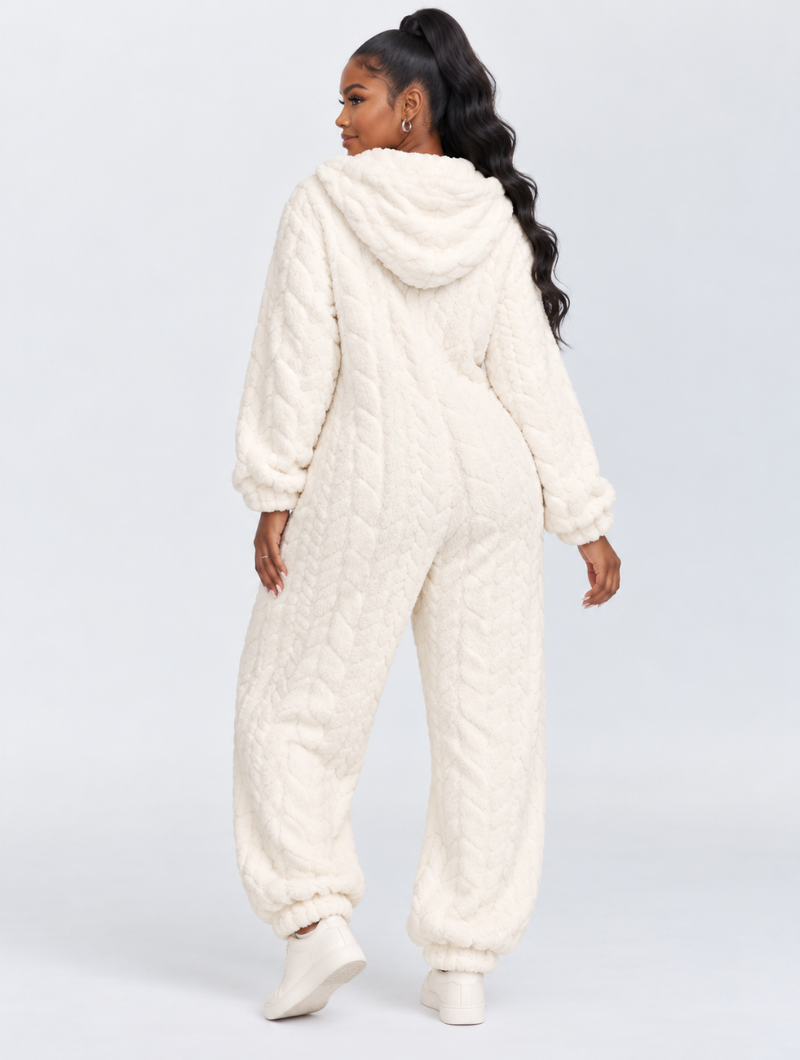 Cloud Cable Plush Onesie