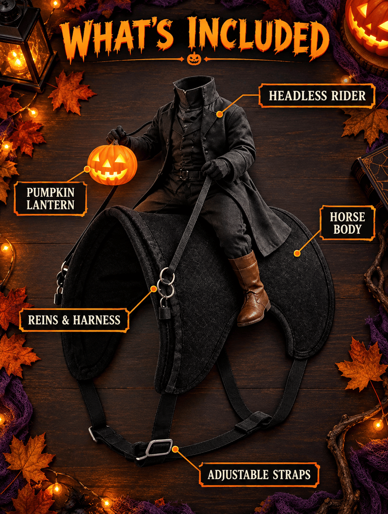Headless Rider Pet Costume