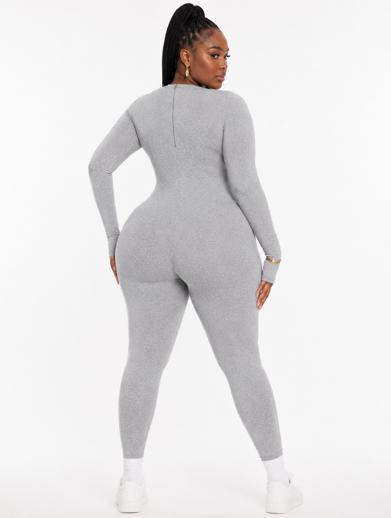 Second Skin Ribbed Jumpsuit