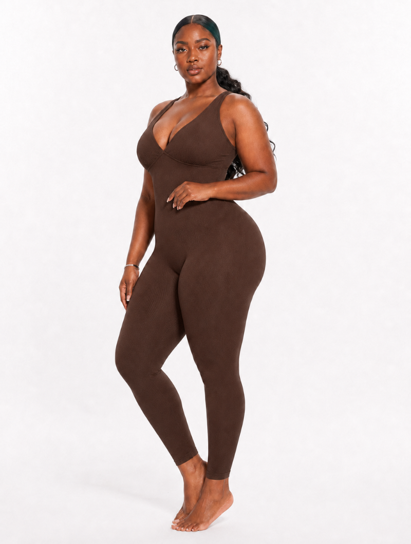 Sculpt Plunge Jumpsuit