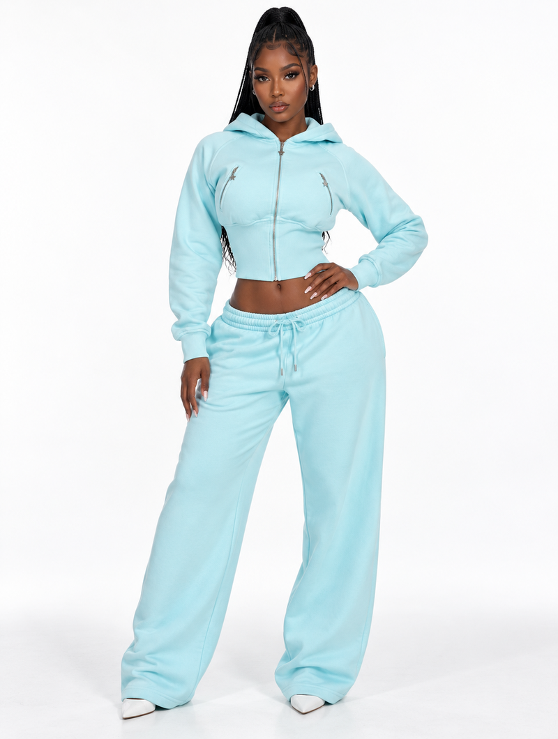 Cinched Star Crop Jacket