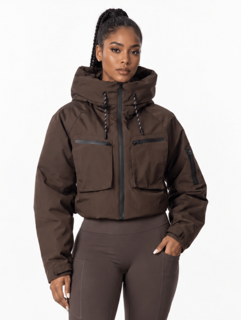Cargo Pocket Cropped Jacket