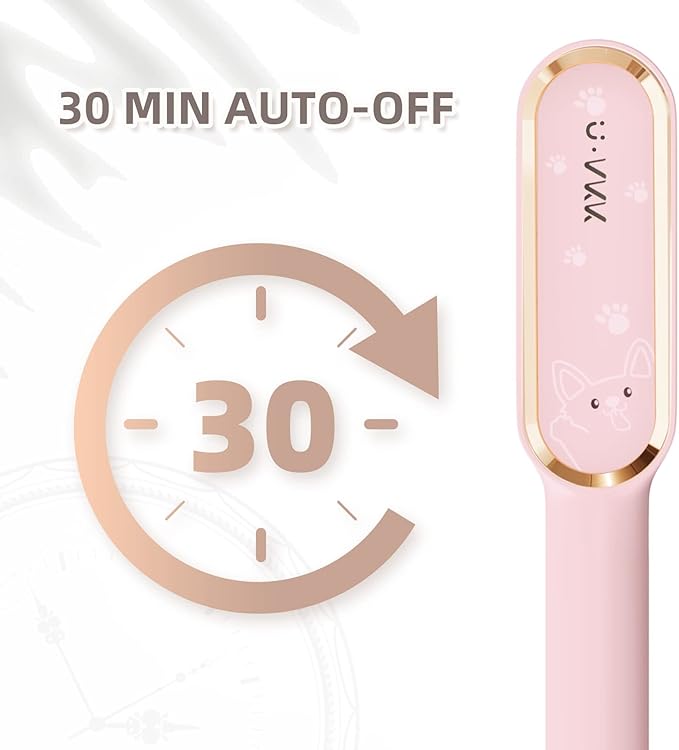 Anti-Scald Straightener Brush