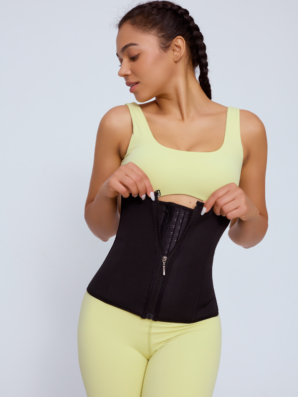 Zip & Breasted Body Shaper Tank Top