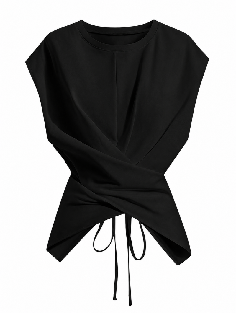 Cross Wrap Tie Top