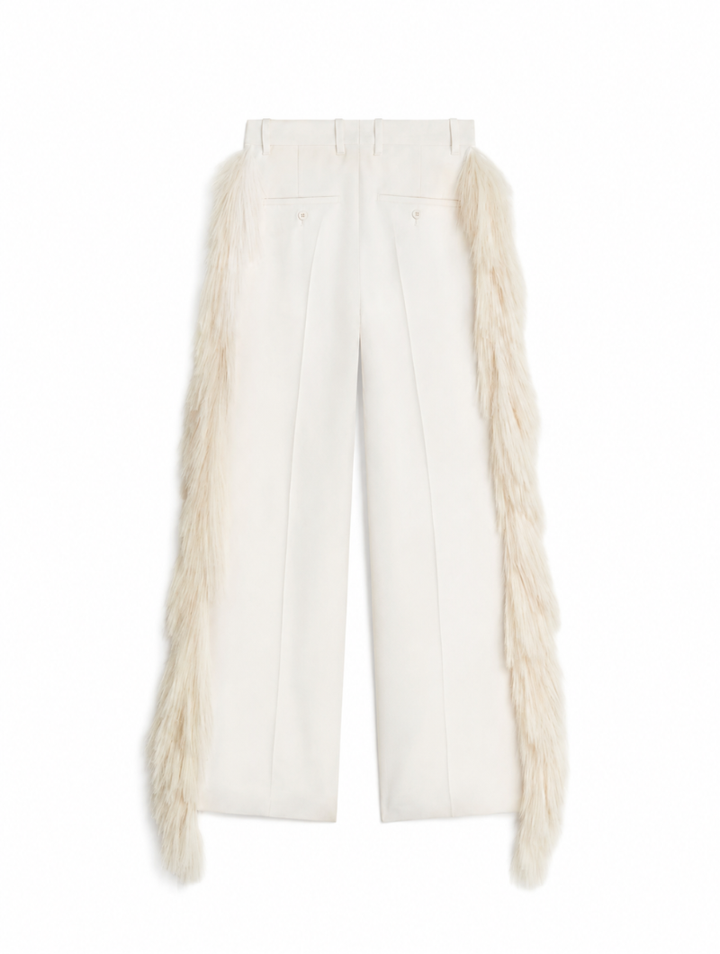 Fringed Side Tux Trousers