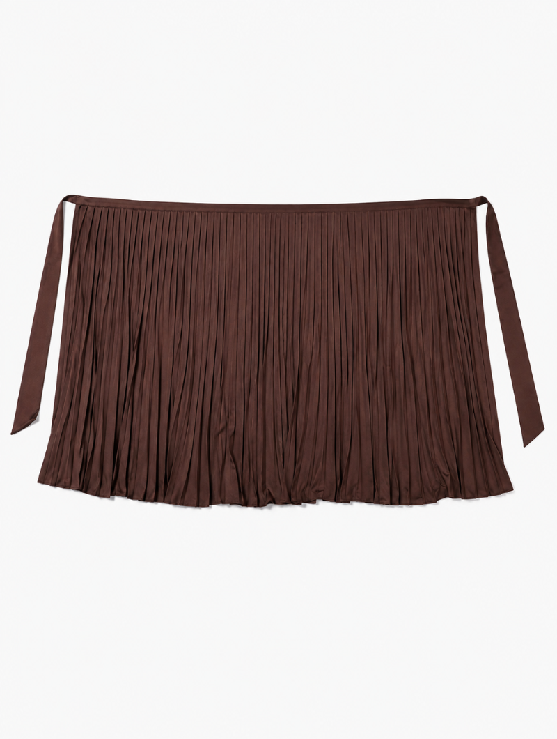 Cocoa Multiway Pleated Wrap