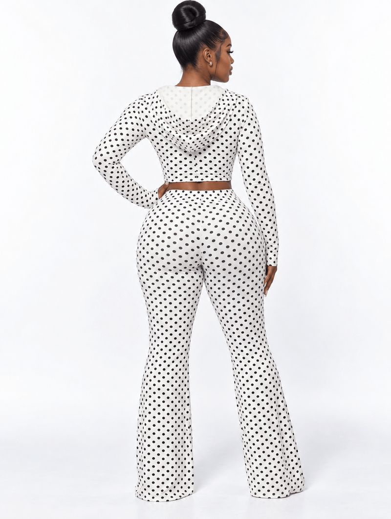 Retro Polka Flare Set