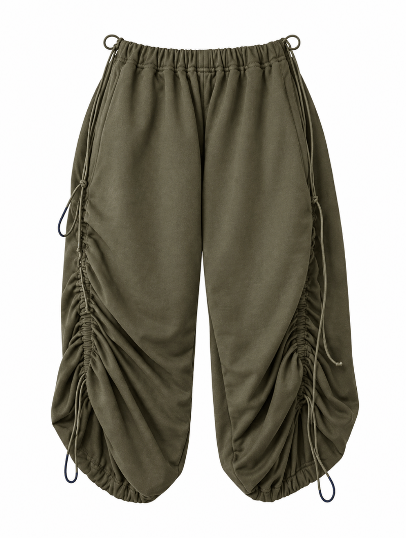 Croc Bomber Ruched Set