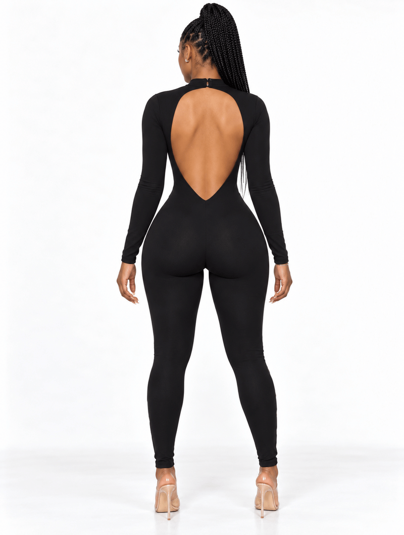 Grommet Cutout Catsuit
