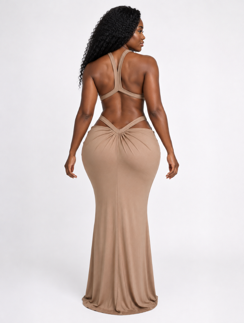 Strappy Cutout Maxi Dress