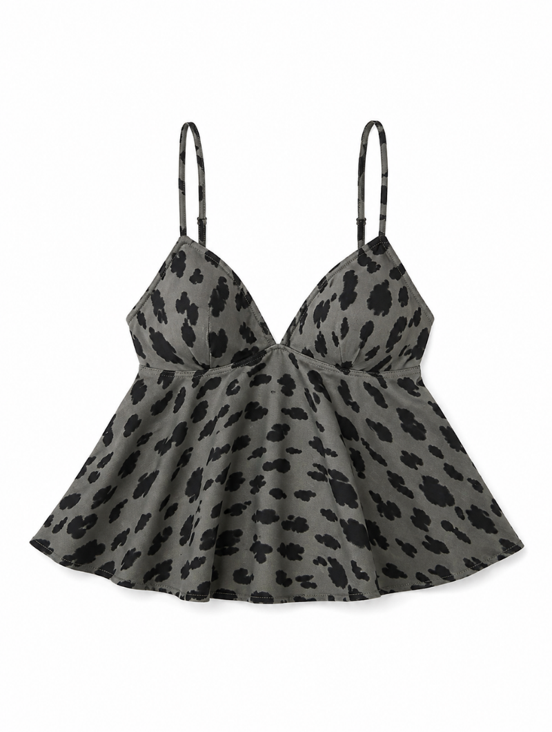 Shadow Leopard Denim Set