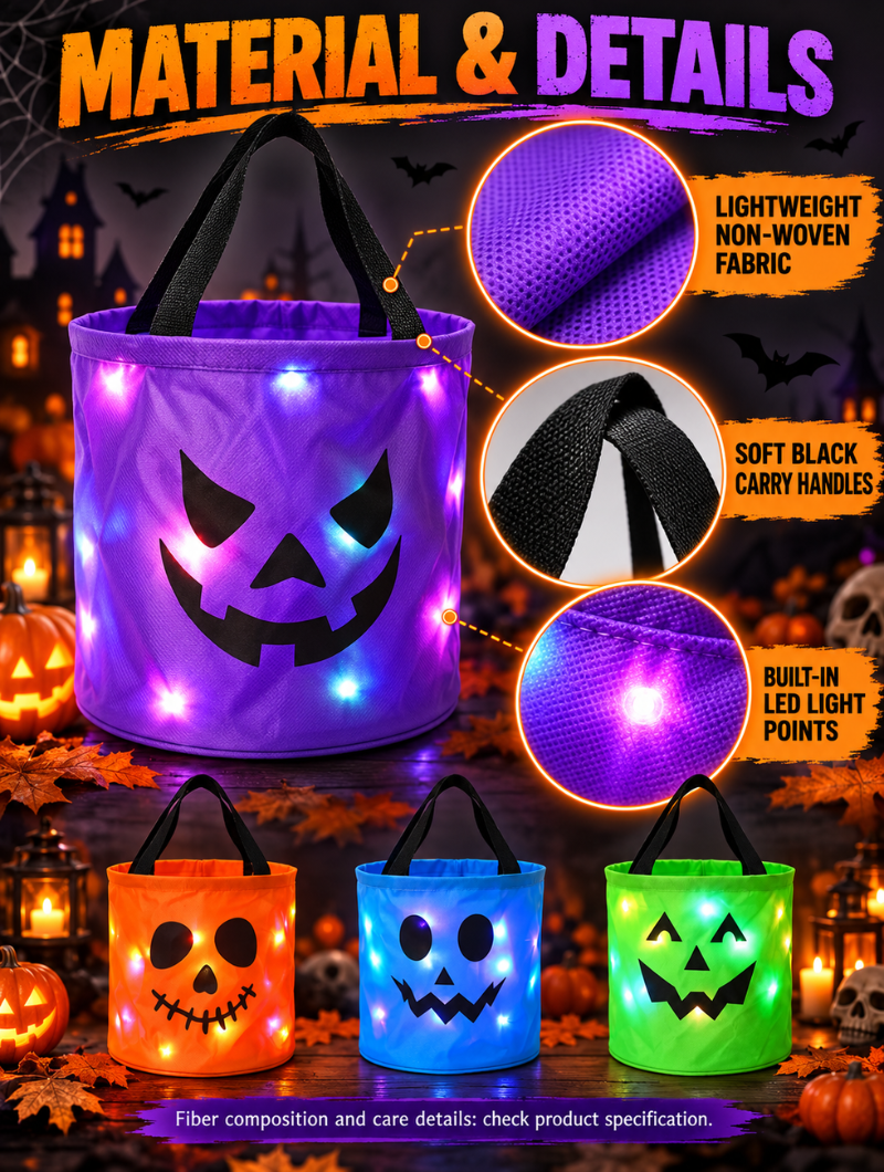 Spooky Glow Candy Bucket