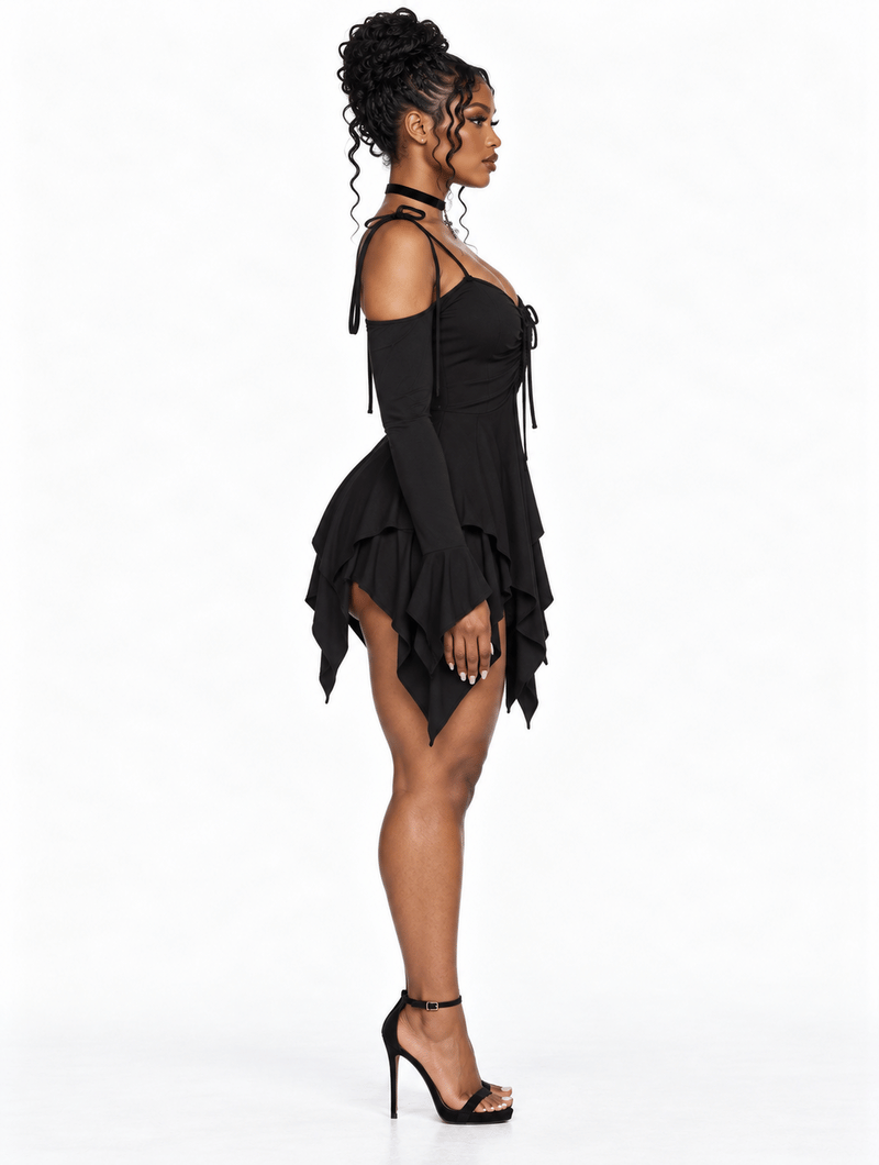 Dark Pixie Mini Dress