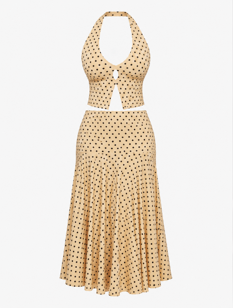 Polka Dot Secret Skort Set