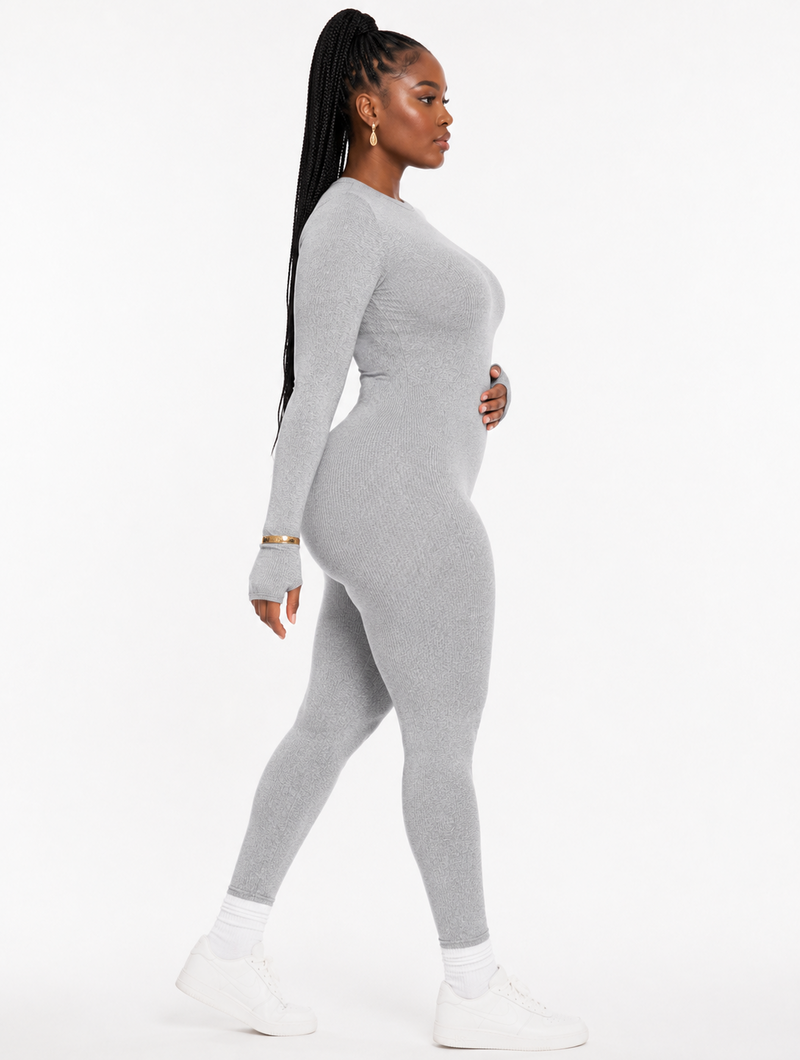 Second Skin Ribbed Jumpsuit