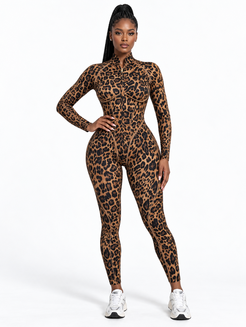Leopard Contour Catsuit