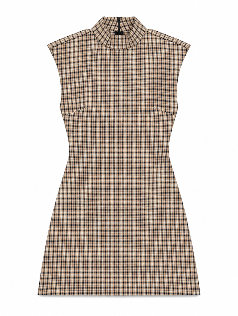 Classic Plaid Skort Playsuit