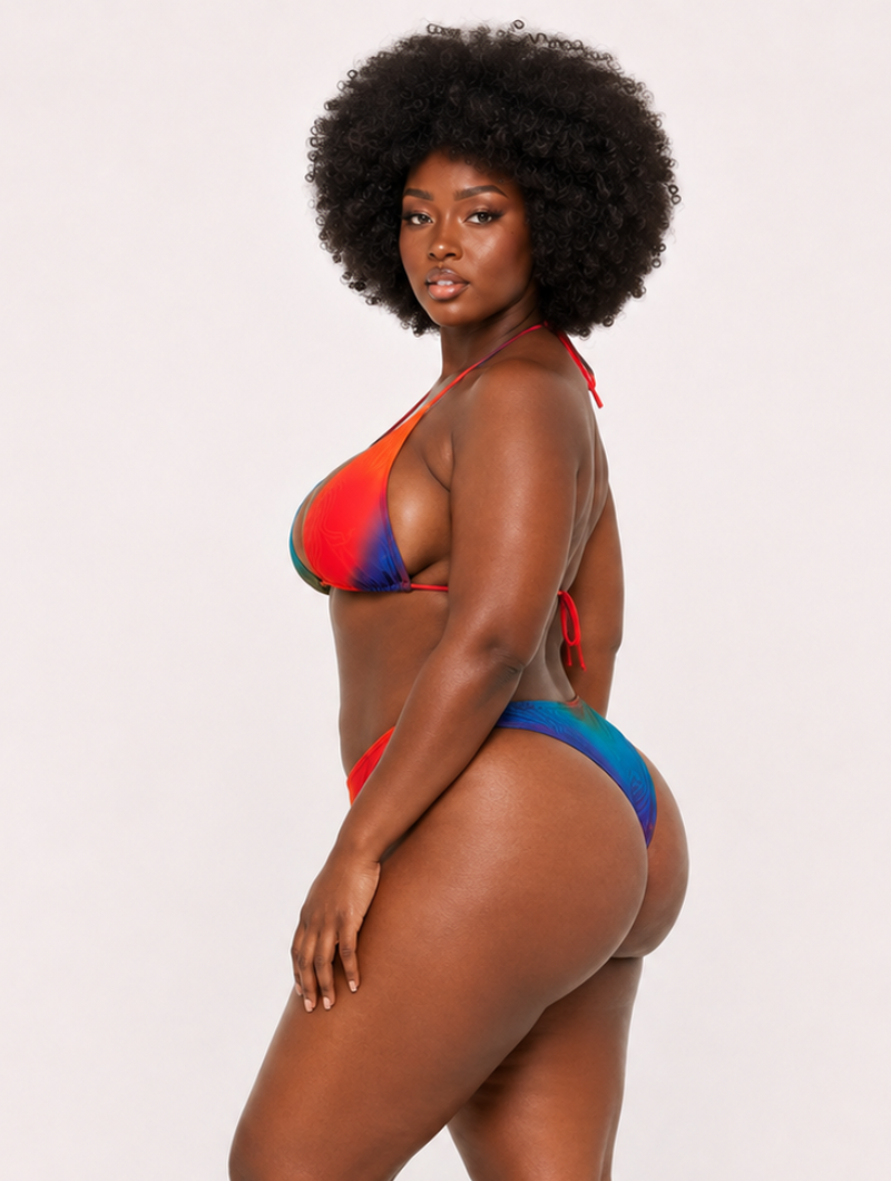 Sunset Mesh Bikini Set