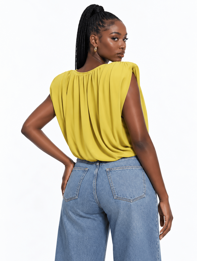 Sculpted Drape Muscle Tank (Pre-Order)
