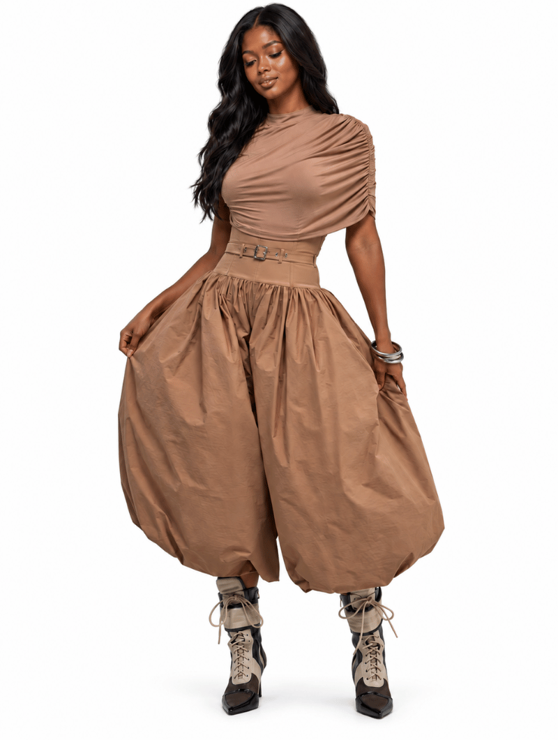 Corset Balloon Leg Jumpsuit