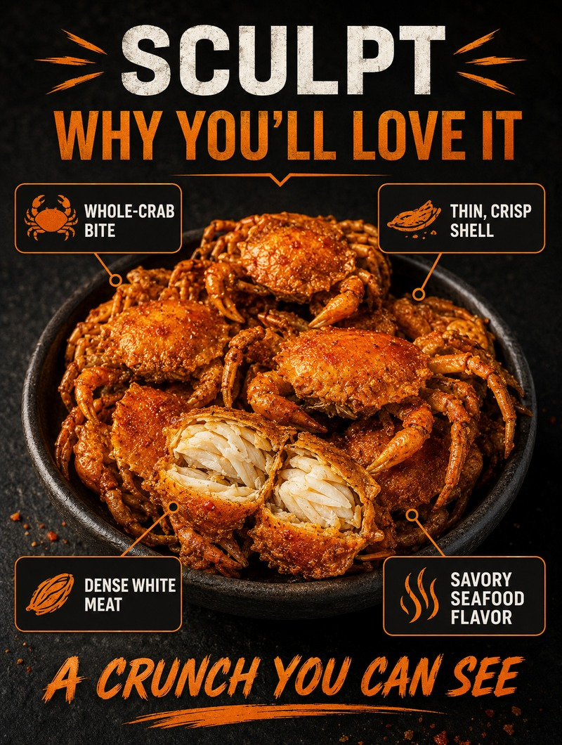Crispy Whole Crab Bites