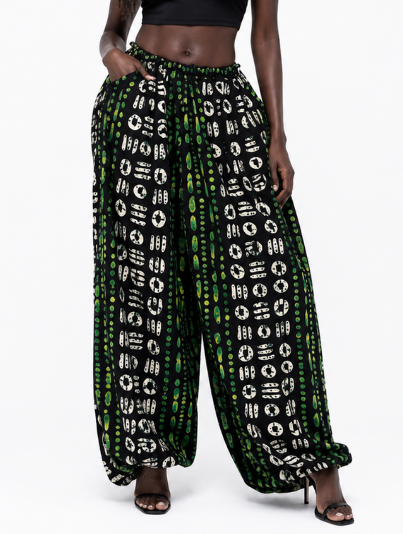 Boho Chic Lantern Pants