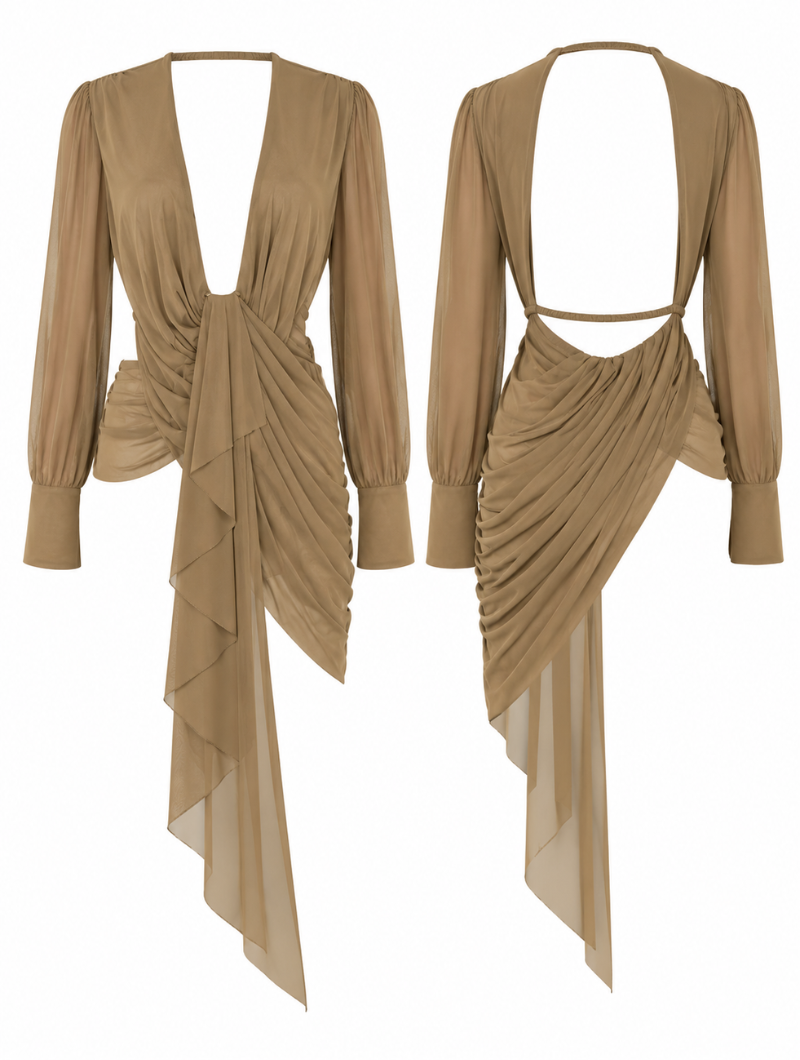 Draped Goddess Maxi Set