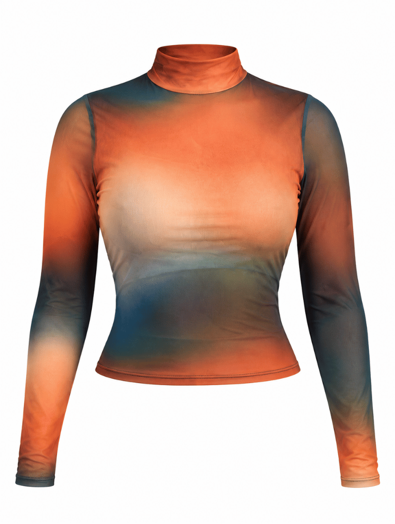 Ombre Wave Jumpsuit Set