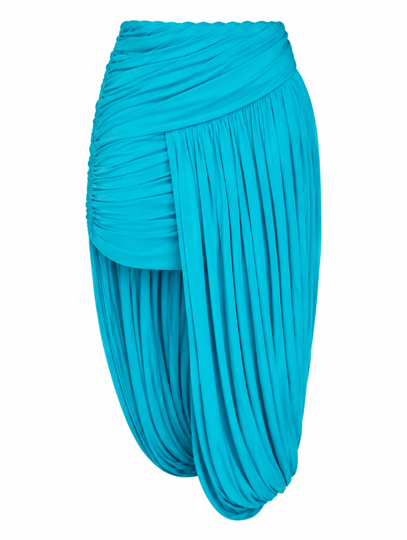 Zebra Ruched Two-Piece
