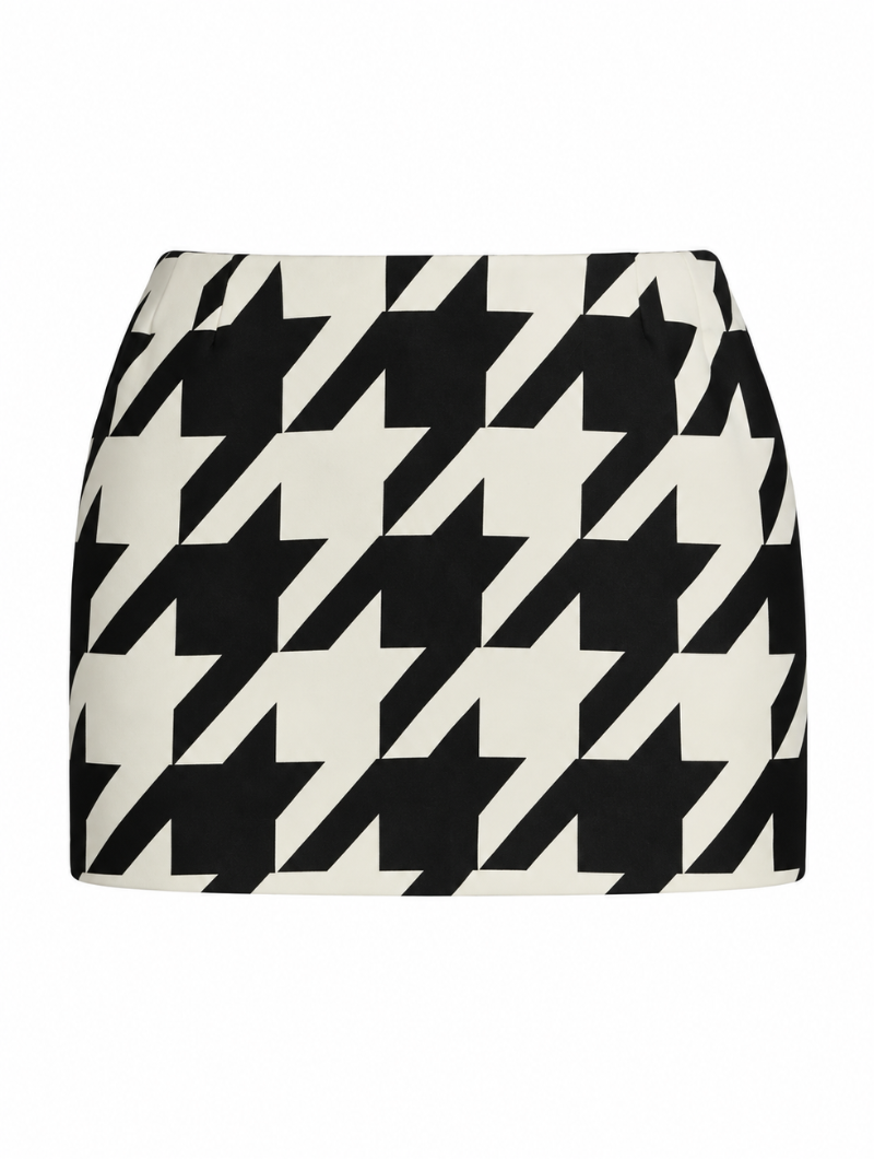 Modern Houndstooth Two-Piece
