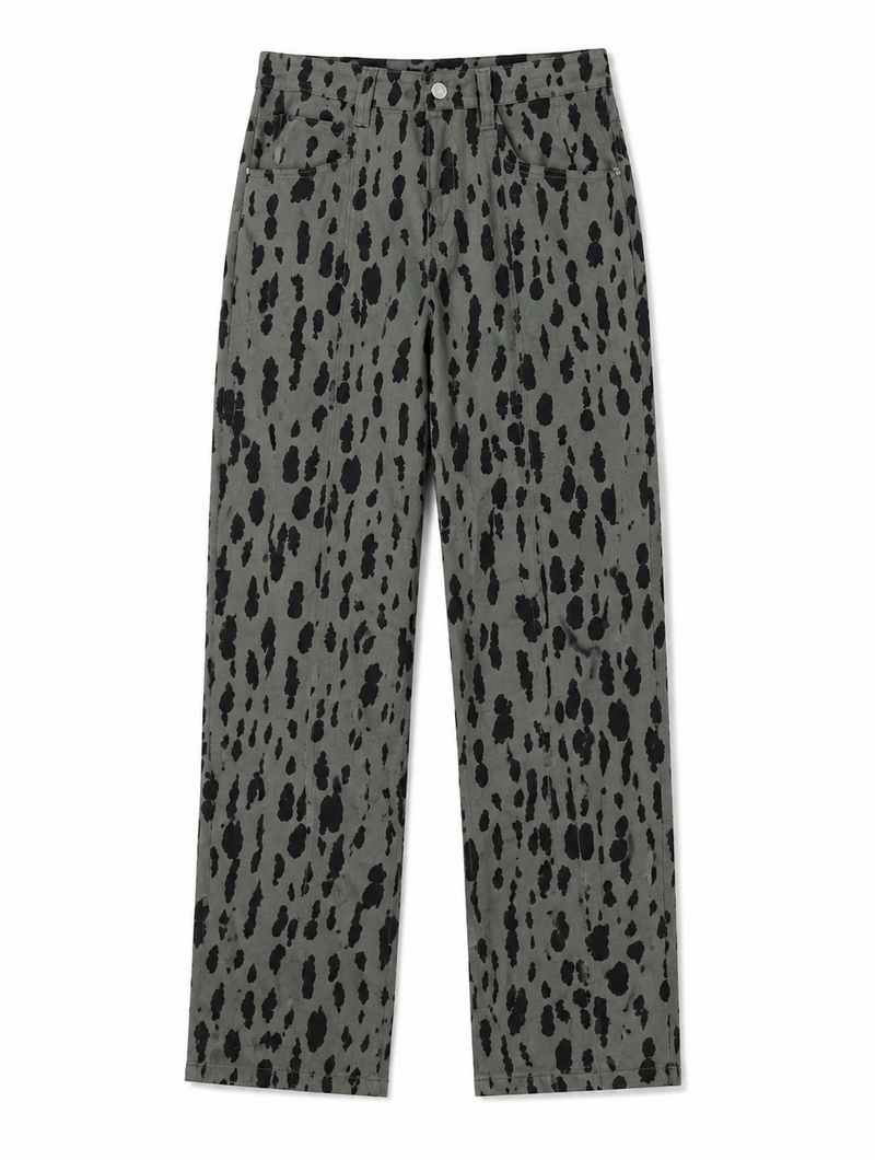 Shadow Leopard Denim Set