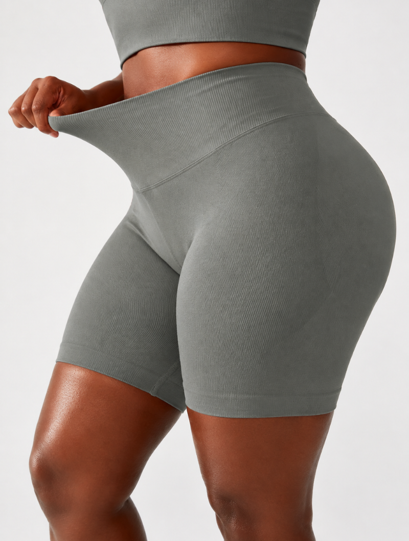 High Waist Scrunch Shorts