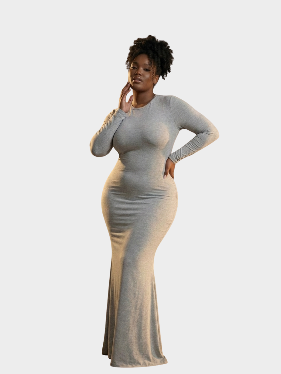 High-Stretch Sculpt Maxi Dress