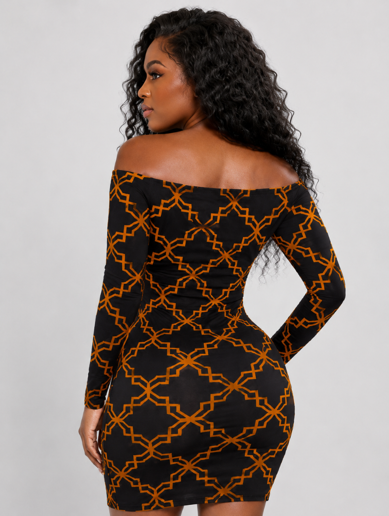Golden Lattice Cutout Mini