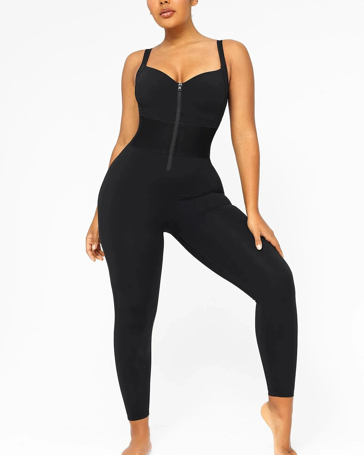 Waistband Shaping Jumpsuit