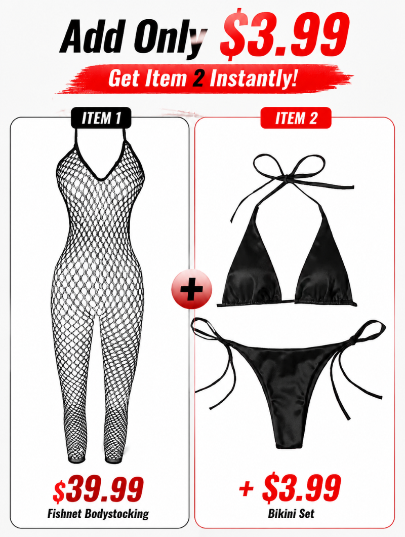 Open Back Fishnet Bodystocking